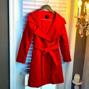 Vaute Couture NYC Red Cut & Sewn Winter Coat S